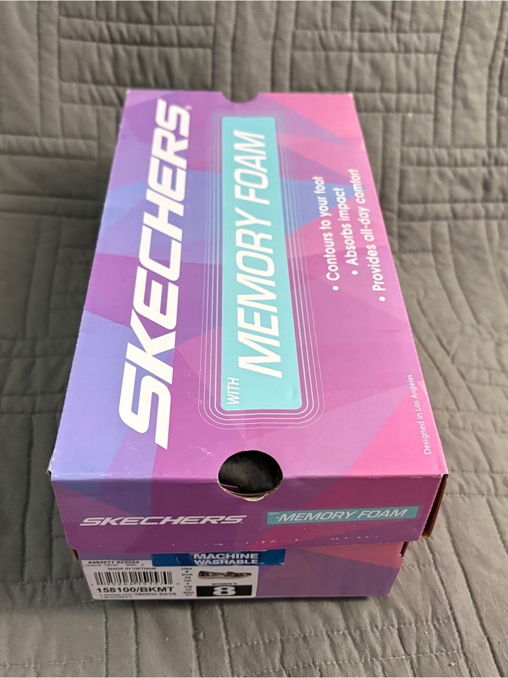 Skechers Reggae Fest Tropic Days Floral Tropical Womens Size 8 Comfort Shoes - Picture 11 of 15